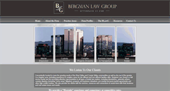 Desktop Screenshot of bergman-law.com