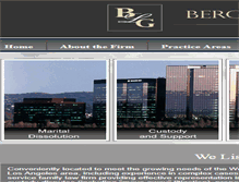 Tablet Screenshot of bergman-law.com